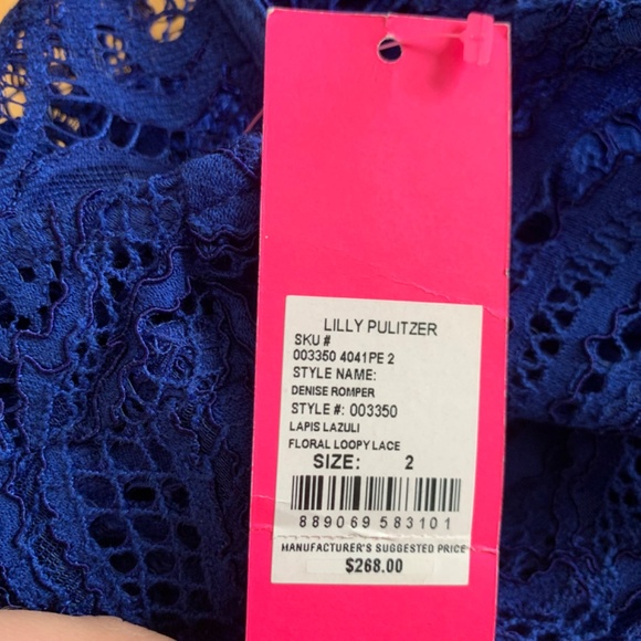 NWT - Lilly Pulitzer Romper, Size 2 - Picture 3 of 4